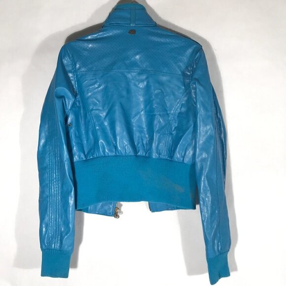 ECKO Women Baby Blue Zip Up Jacket - Picture 12 of 12